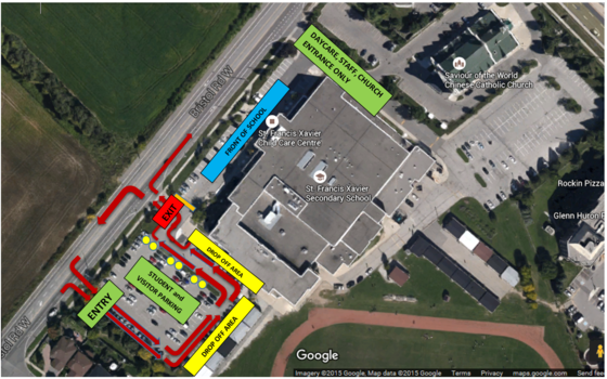 Parking zones graphic
